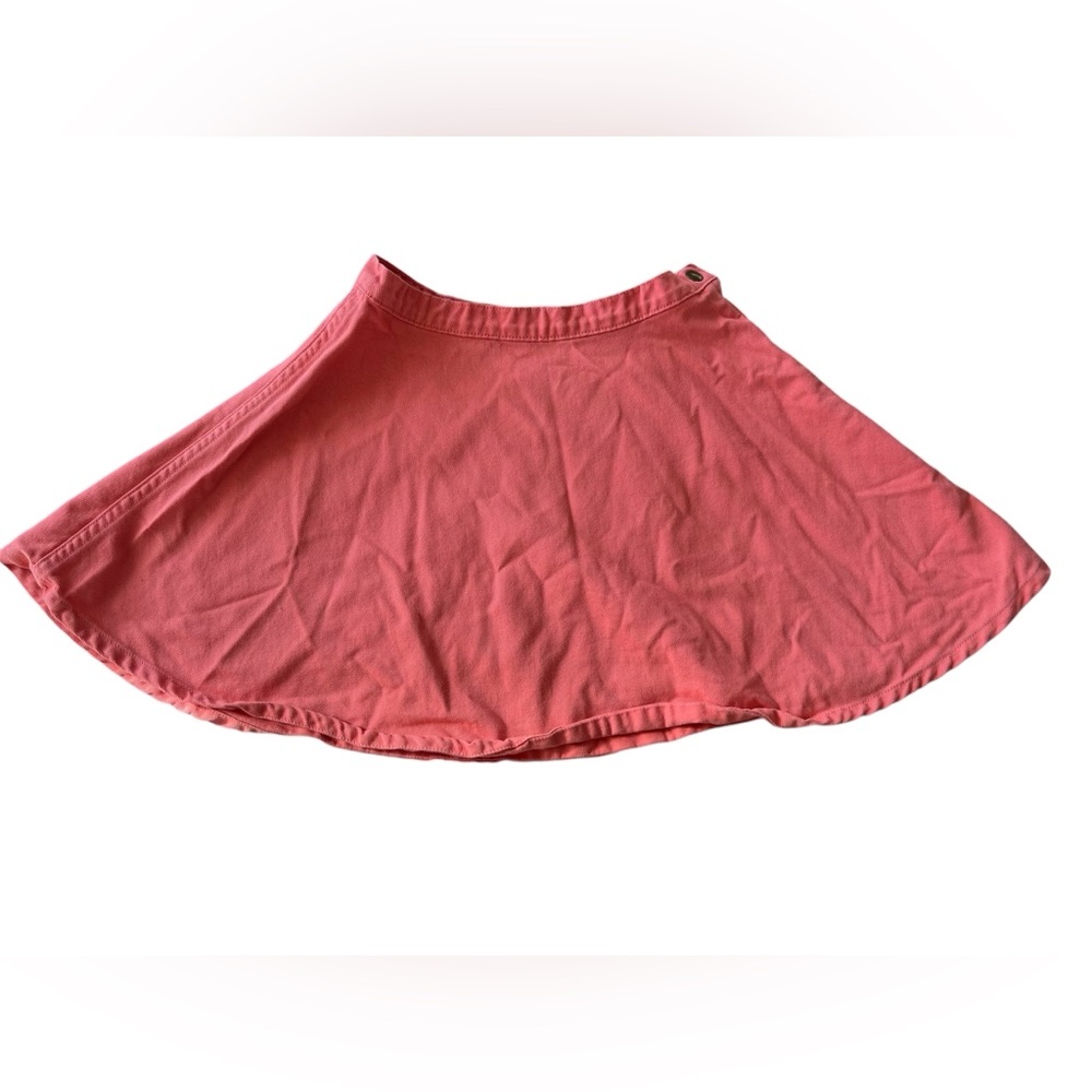 Coral Denim American Apparel Skirt